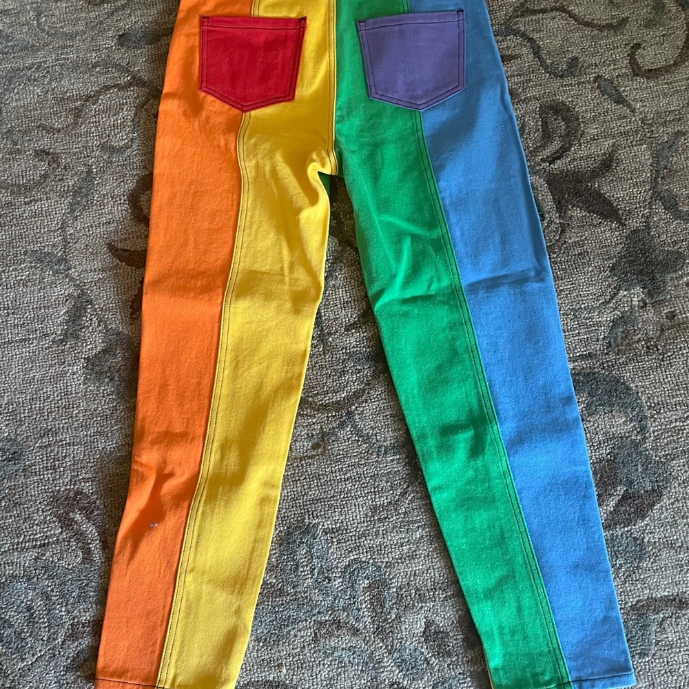 Rainbow pants!